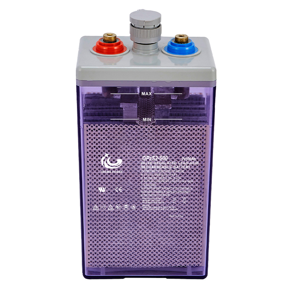 flooded lead acid OPzS battery